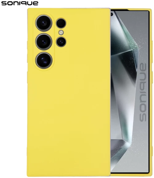 Θήκη Σιλικόνης My Colors Sonique Samsung Galaxy S24 Ultra Κίτρινο