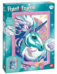 As Company Paint & Frame Ζωγραφίζω Με Αριθμούς Fairytale Unicorn | As - 1038-41017