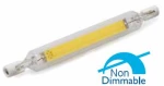 Λαμπτήρας LED R7s 8W σωληνωτός dimable 118mm 3000k