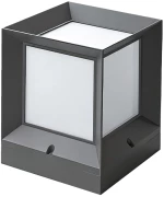 ΦΩΤΙΣΤΙΚΟ ΕΞΩΤΕΡΙΚΟΥ ΧΩΡΟΥ Ε27 IP44 ΑΝΘΡΑΚΙ  ABS MATERIAL CADDO