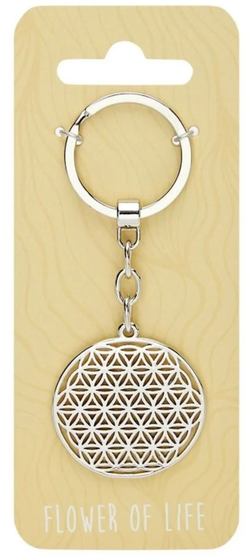 Μπρελόκ Μεταλλικό Crystals Flower of Life 606722