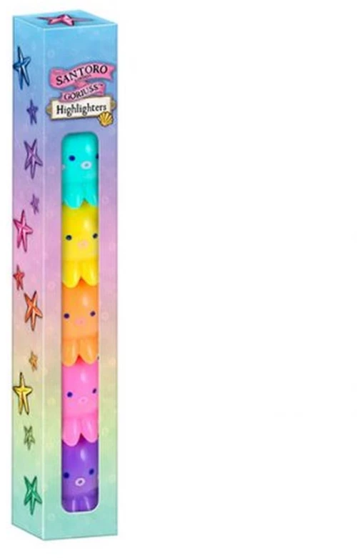Μαρκαδόροι Santoro Gorjuss Highlighters 6 χρ.1312GJD01