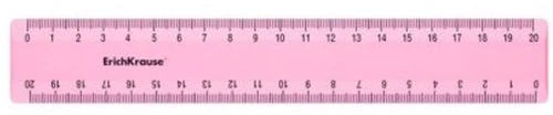 Χάρακας Erichkrause 20cm Παστέλ Χρώματα 49547