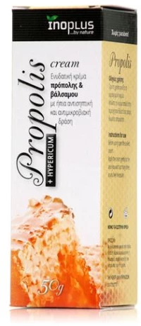 InoPlus Propolis Cream Ενυδατική Κρέμα Πρόπολης & Βάλσαμου, 50gr