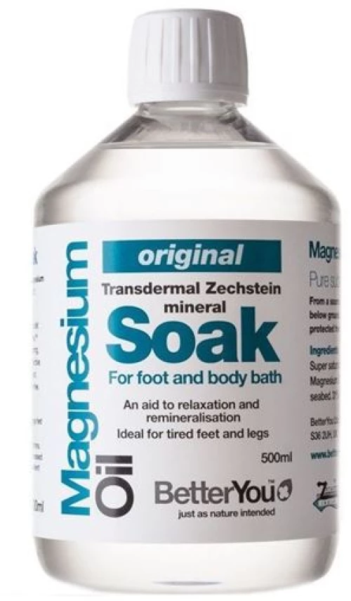 BIOPLUS  BetterYou Magnesium Oil Original  Soak 0.5 500ML