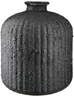 Βάζο ArteLibre Μαύρο Κεραμικό Φ16x18cm