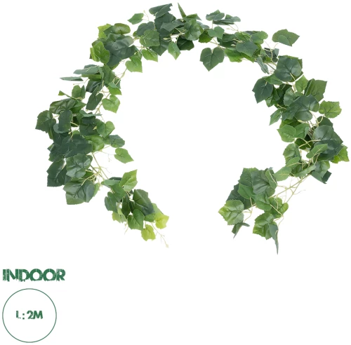 GloboStar® Artificial Garden BALTIC IVY GARLAND 21147 Τεχνητή Διακοσμητική Γιρλάντα Βαλτικής 200cm Σετ 2 τεμαχίων