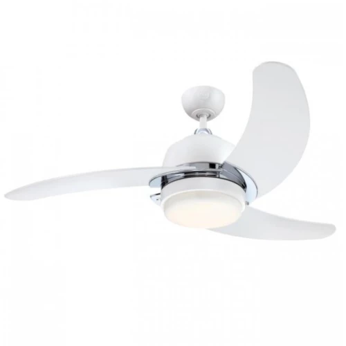 Ανεμιστήρας Οροφής LED 44W Simone Φ122 Westinghouse 7304040 Λευκό/Ασημί