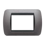 Πλαίσιο 3 Θέσεων Γραφίτης Bticino Living International L4803GF Legrand L4803GF Ανθρακί