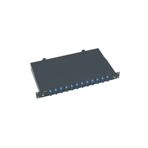 Οπτικό Patch Panel 19" LC 8 Θυρών 1U PLUS Μαύρο 70-79-1208C Central 70-79-1208C Μαύρο