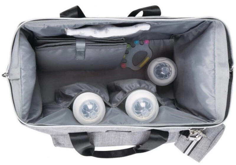 Τσάντα με Αλλαξιέρα Maxi Kikka boo Dark Grey 31108020088