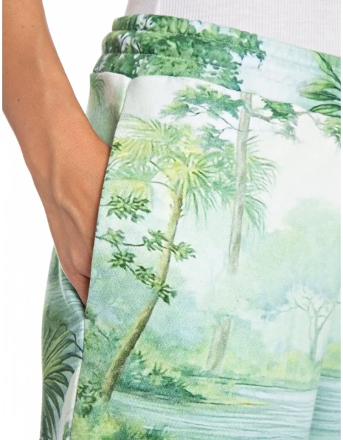 Replay Women Sweat Bermuda Printed