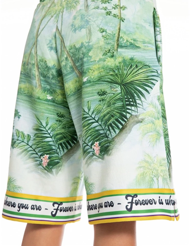 Replay Women Sweat Bermuda Printed