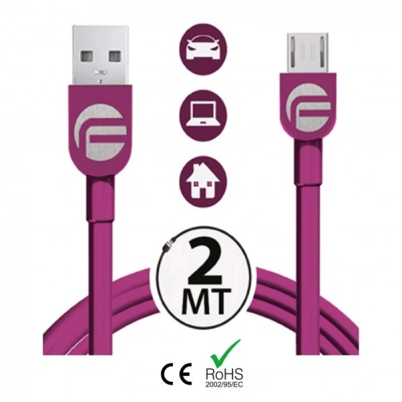 ΚΑΛΩΔΙΟ USB 2 ΣΕ 1 FIFO MICRO USB 213 cm (ΦΟΡΤΙΣΗΣ/ΣΥΓΧΡΟΝΙΣΜΟΥ) FF-60418/OTO