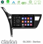 Clarion GL300 Series 4Core Android11 2+32GB Toyota Corolla 2017-2018 Navigation Multimedia Tablet 10" Με Carplay & Android Auto U-GL3-TY0158