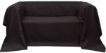 Κάλυμμα Καναπέ Καφέ 210 x 280 εκ. από Micro-suede Καφέ 130893