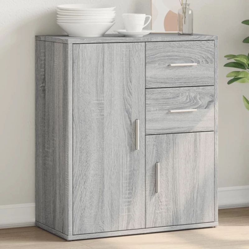Βοηθητικό Ντουλάπι Γκρι Sonoma 60x31x70 εκ. Επεξεργασμένο Ξύλο Γκρι 840483