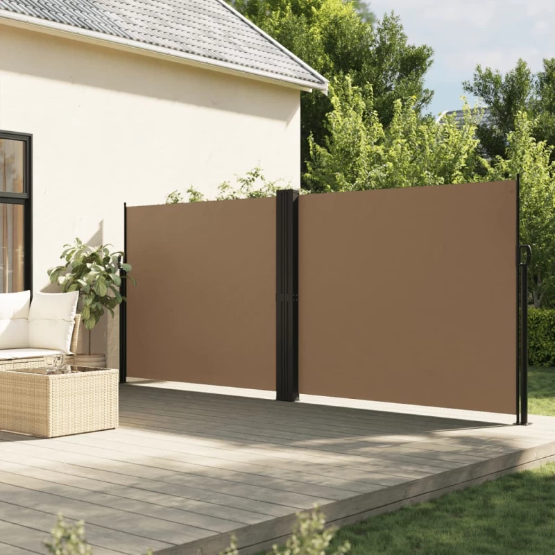 Σκίαστρο Πλαϊνό Συρόμενο Taupe 160 x 1200 εκ. μπεζ-γκρι 4004829