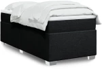 Κρεβάτι Boxspring με Στρώμα Μαύρο 80 x 200 εκ. Υφασμάτινο Μαύρο 3285090
