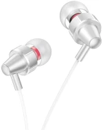 Hoco M90 In-ear Handsfree με Βύσμα 3.5mm Ασημί