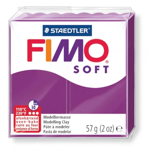 Πηλός FIMO SOFT 57gr PURPLE No 61