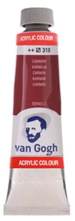 Ακρυλικό χρώμα ζωγραφικής VAN GOGH 40ml CARMINE 318