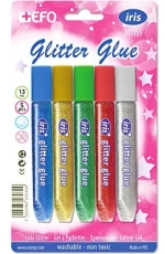 GLITTER GLUE EFO 5x10ml