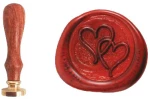 Σφραγίδα για βουλοκέρι 2 HEARTS
