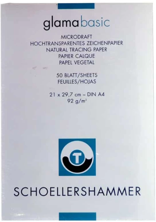 Μπλοκ ριζόχαρτο SCHOELLER Α4 92gr
