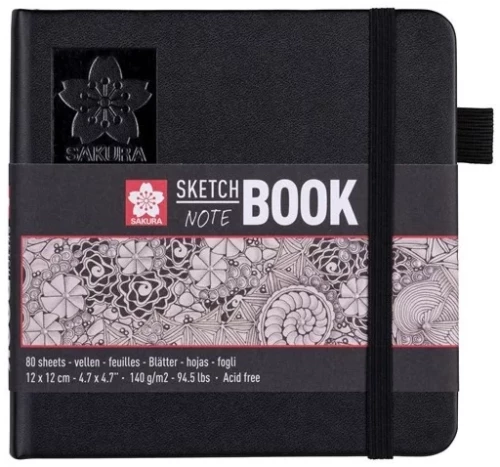 SKETCH BOOK SAKURA 12x12cm