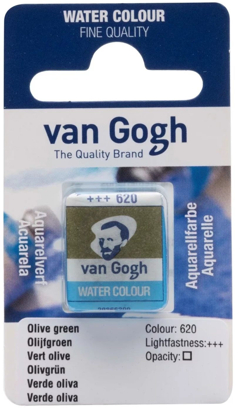 Ακουαρέλα VAN GOGH κύβος OLIVE GREEN 620