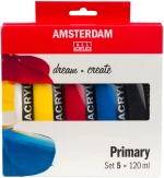 Ακρυλικά χρώματα AMSTERDAM PRIMARY 5x120ml