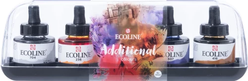 TALENS ECOLINE Additional Colours σετ 5x30ml