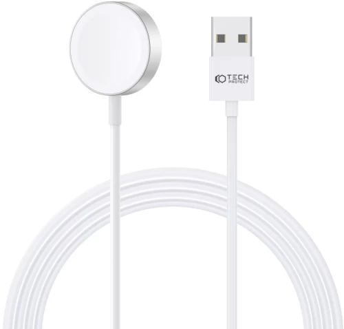 Tech-Protect Ultraboost Magnetic Charging Cable 120cm Apple Watch White