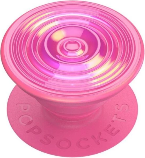 PopSockets® PopGrip Κινητού Premium Ripple Opalescent Pink