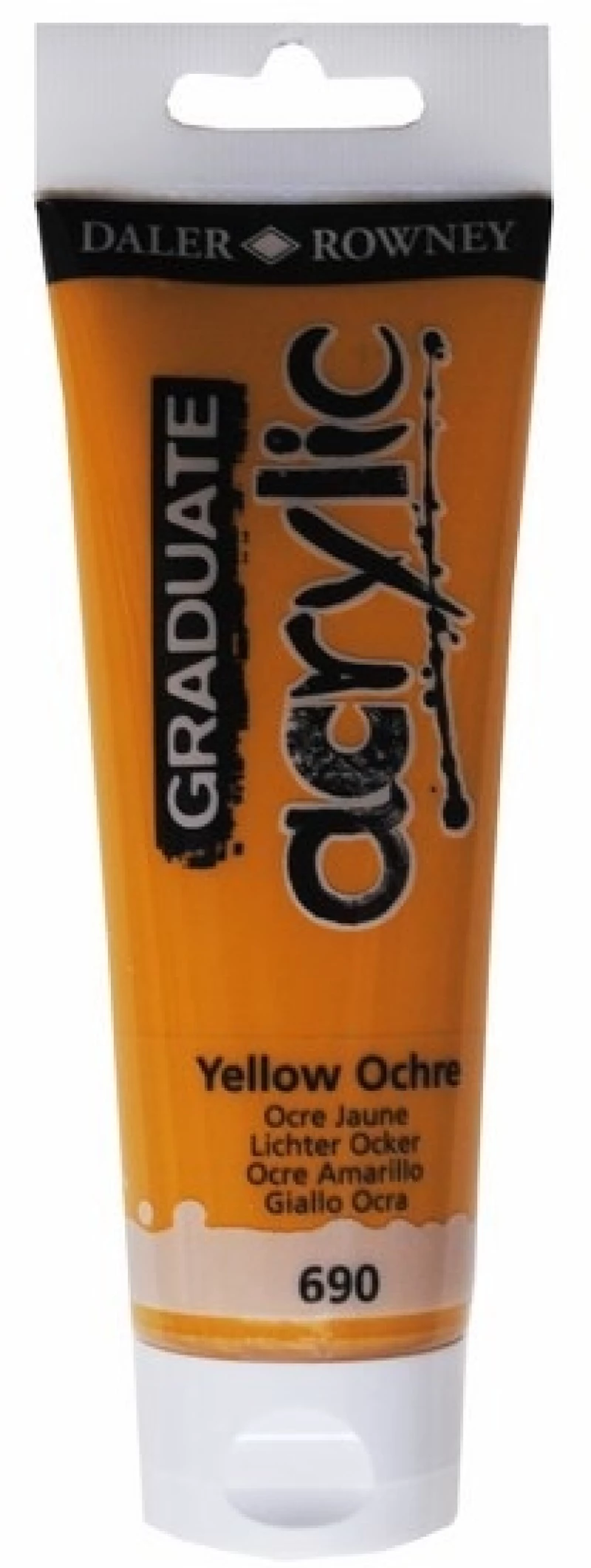 Ακρυλικό χρώμα DALER-ROWNEY GRADUATE YELLOW OCHRE 690