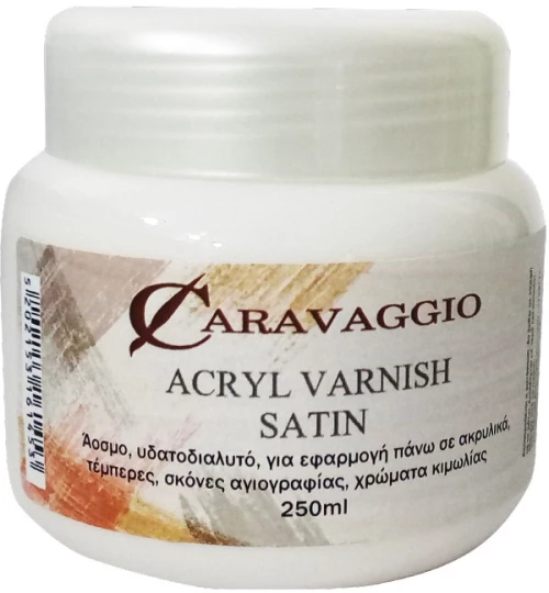 Βερνίκι νερού CARAVAGGIO 250ml SATINE