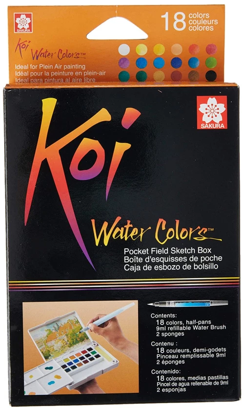 Ακουαρέλες SAKURA KOI XNCW-18N