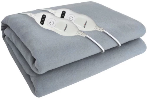 Primo PREB-81097 Ηλεκτρικό Επίστρωμα Διπλό 160x140cm Fleece Γκρί