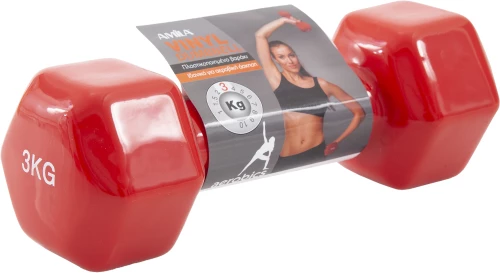 Amila Αλτήρας 3.0Kg Πλαστ/νος Κόκκινος 1τμχ (44493)