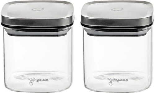 Luigi Ferrero Rome FR-8270 Βάζο σετ 2 τμχ Διάφανο 700ml