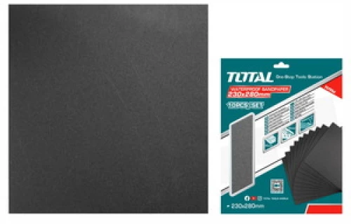 TOTAL TAC7150001 Γυαλόχαρτο νερού 230Χ280mm P1500 10TEM