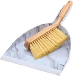 Estia 04-14360 Bamboo Essentials Marble Σκουπάκι με Φαράσι από Ξύλο