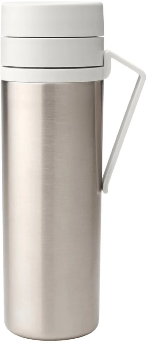 Brabantia 1008488 Ανακυκλώσιμο Μπουκάλι Θερμός Γκρι 500ml με Λαβή Make&Take Light Grey