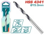 TOTAL TAC121514 Επαγγελματικό Τρυπάνι HSS DIN4341 15mm 1τεμ