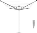Brabantia 90300266 Πτυσσόμενη Απλώστρα Βιδωτή Lift-O-Matic 40m
