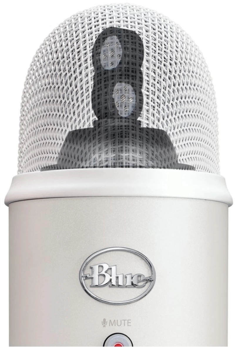 Blue - Mic Yeti Aurora Collection USB Mic White Mist / PC