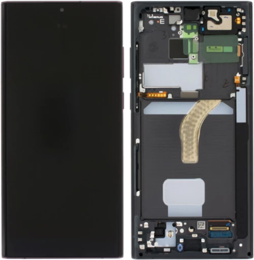 Samsung (GH82-27488A) OLED Touchscreen - Phantom Black, Galaxy S22 Ultra; SM-G908B