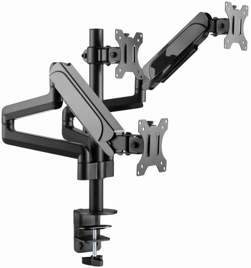 Gembird MA-DA3-01 Desk mounted adjustable mounting arm for 3 monitors (full-motion), 17”-27”, up to 7 kg