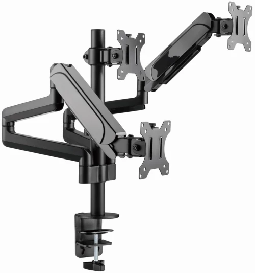 Gembird MA-DA3-01 Desk mounted adjustable mounting arm for 3 monitors (full-motion), 17”-27”, up to 7 kg